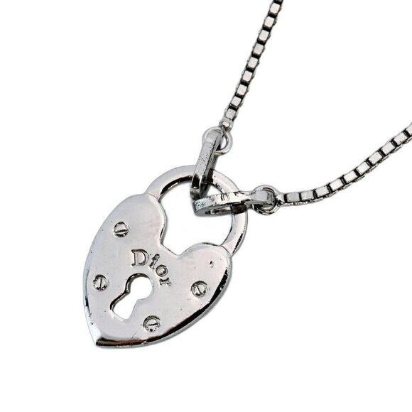 Pre Loved dior Women Silver Necklaces - Picture 1 of 6